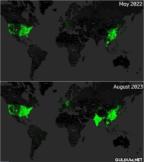 5G Coverage around the...