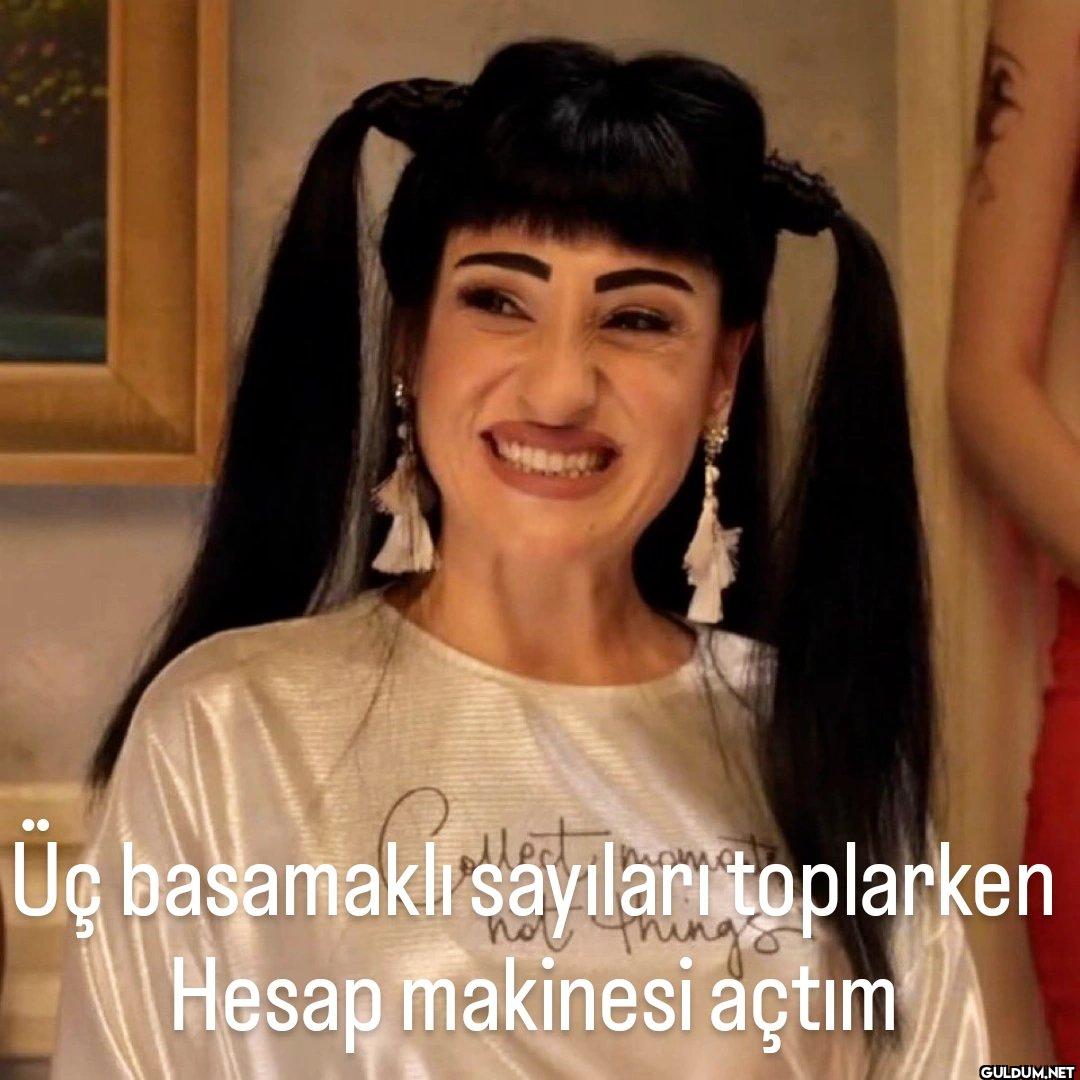 Üç basamaklı sayıları...