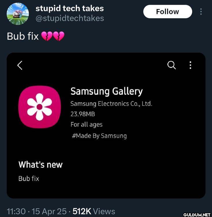 Bub fix Samsung Gallery...