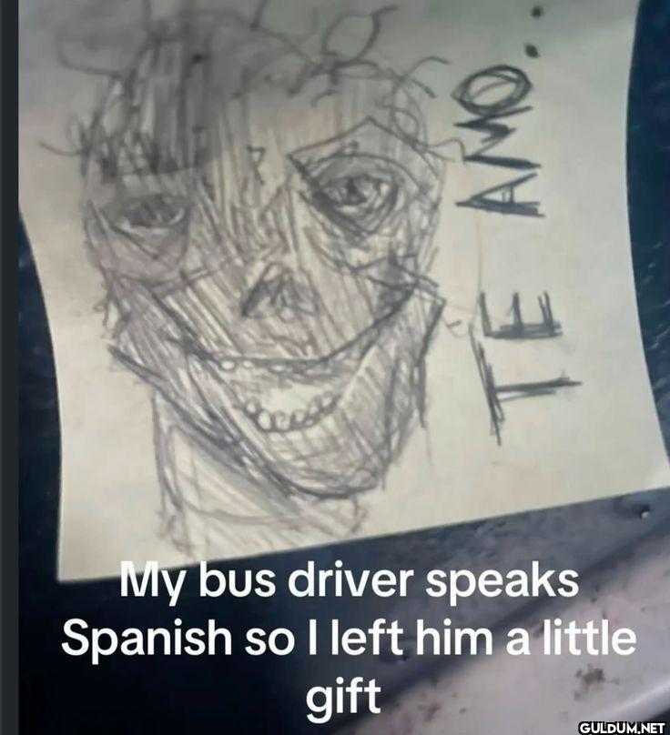 TE AMO... TE My bus driver...