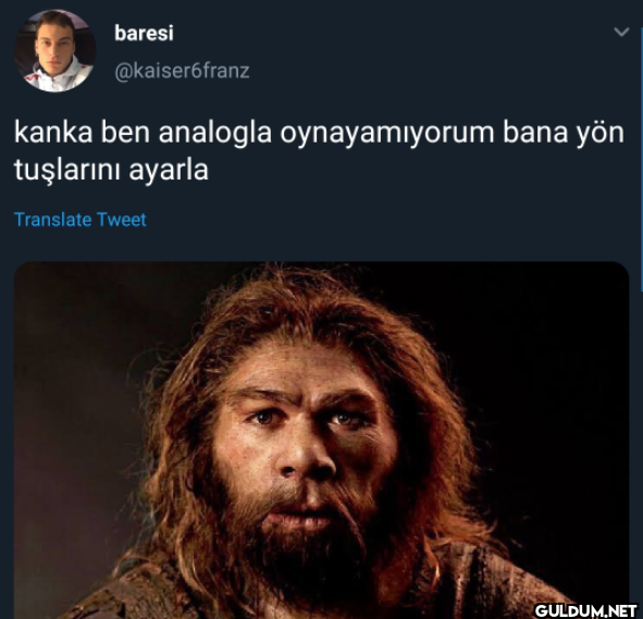 kanka ben analogla...