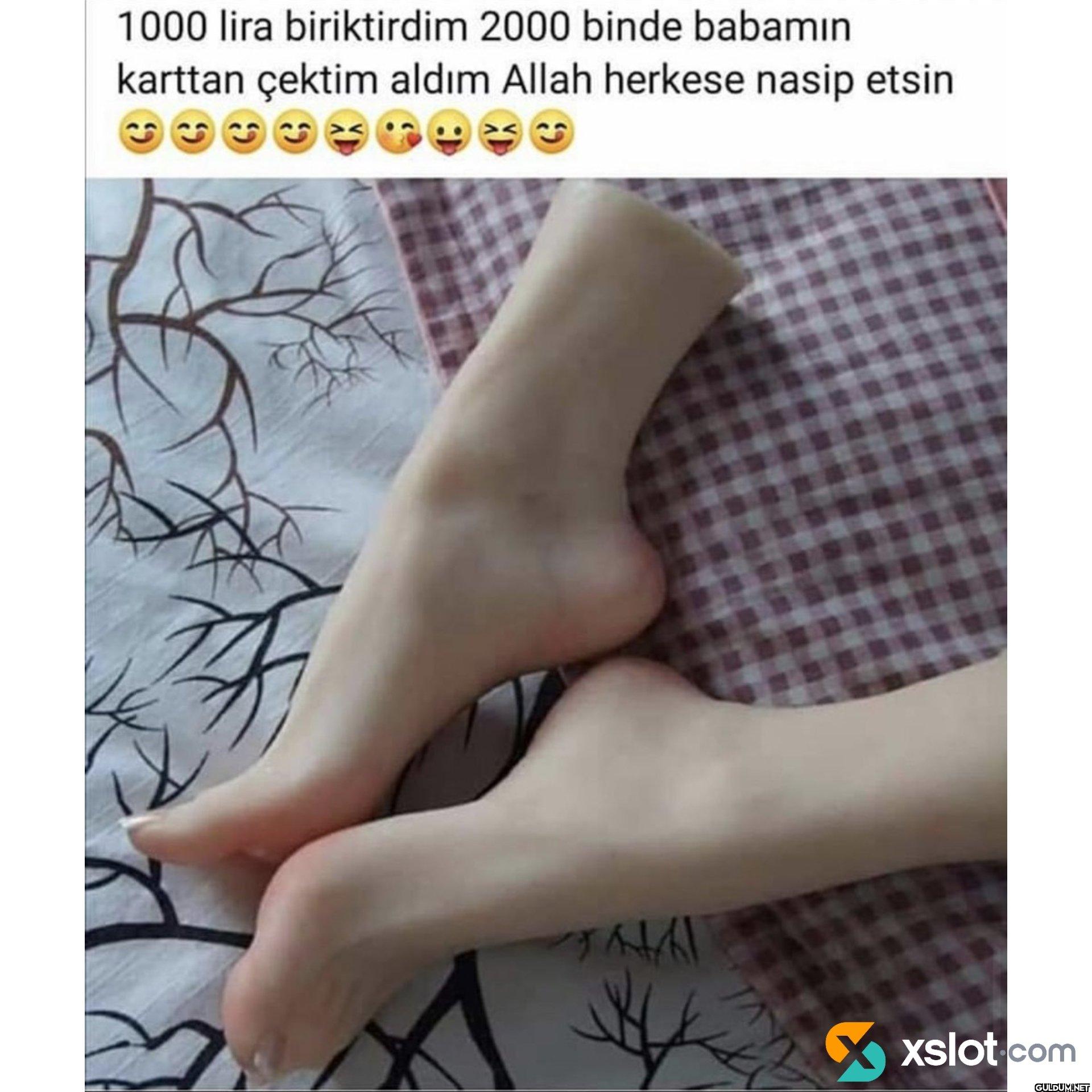 1000 lira biriktirdim 2000...