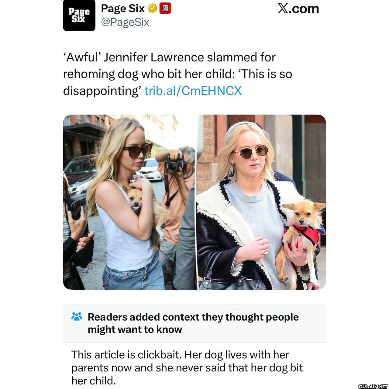 X.com 'Awful' Jennifer...