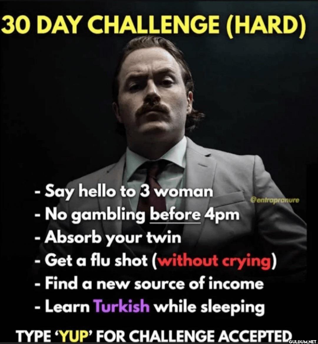 30 DAY CHALLENGE (HARD)...