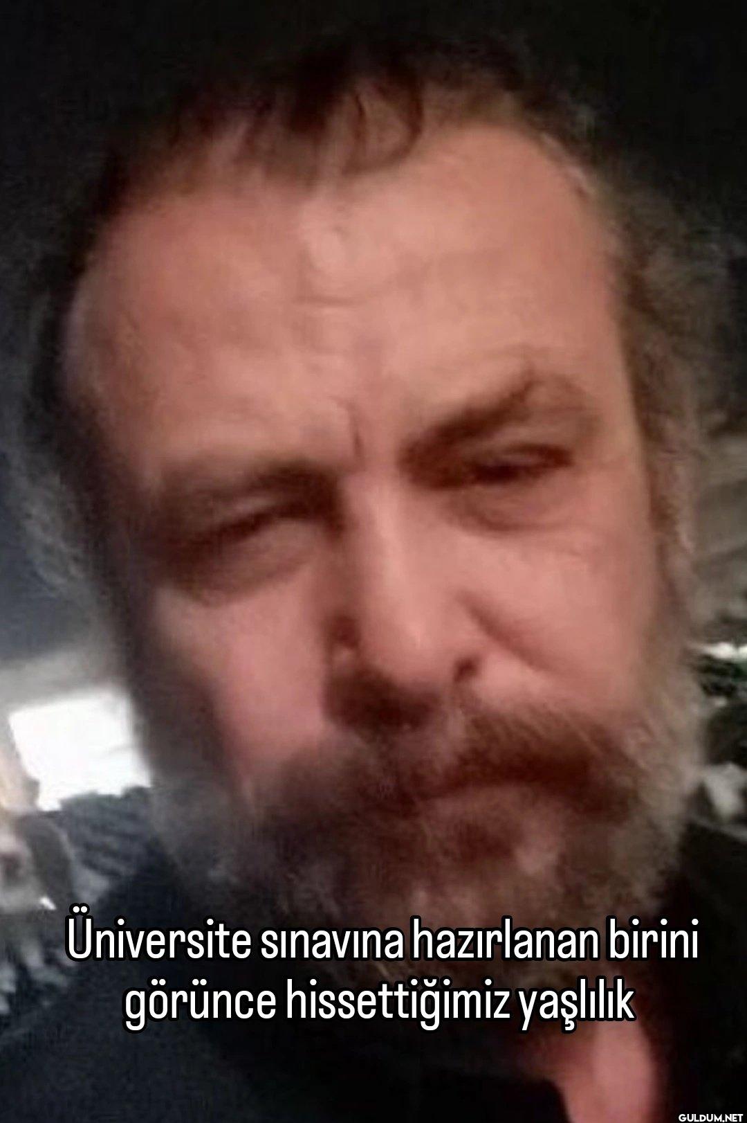 Üniversite sınavına...