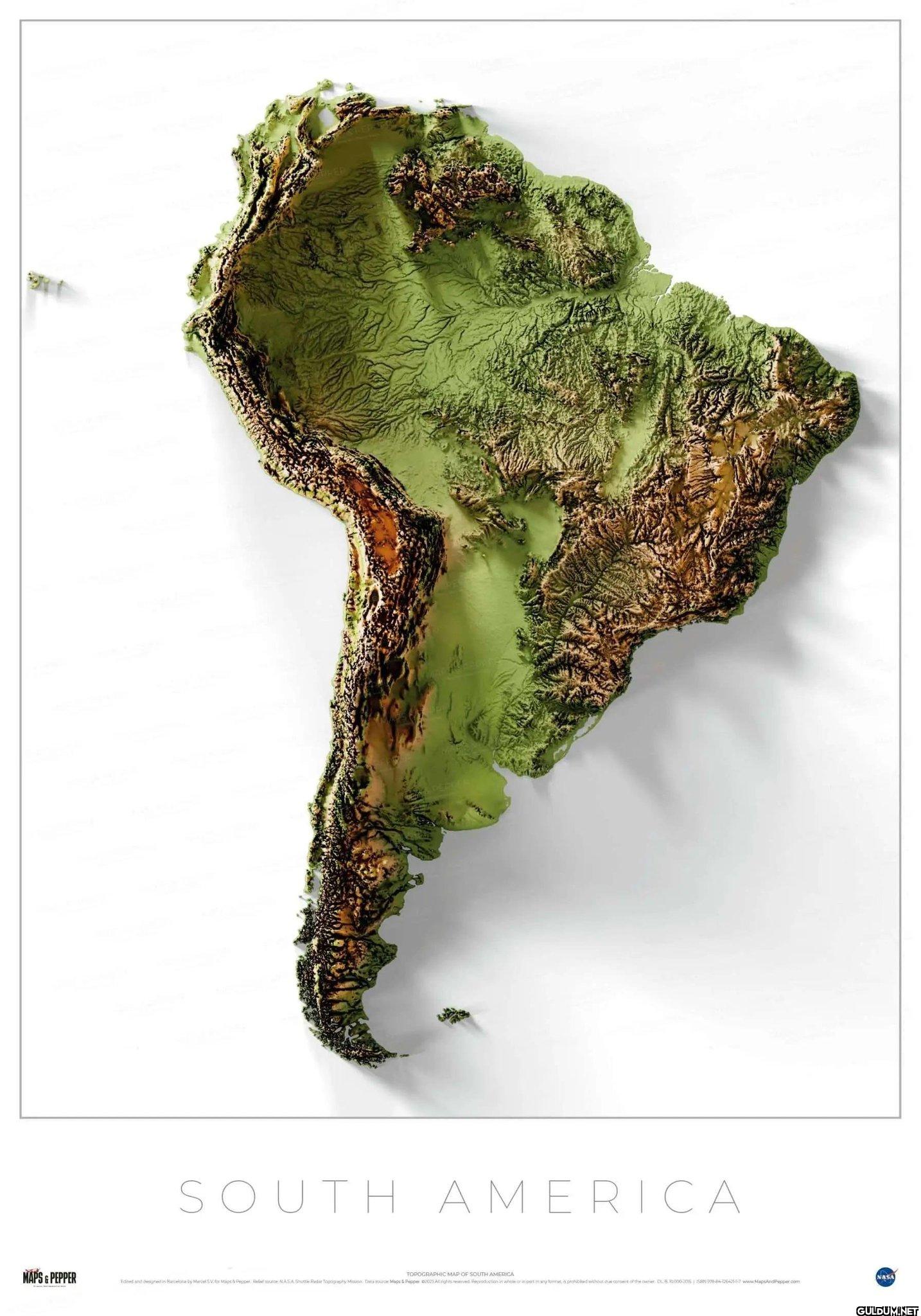 Topography of South...