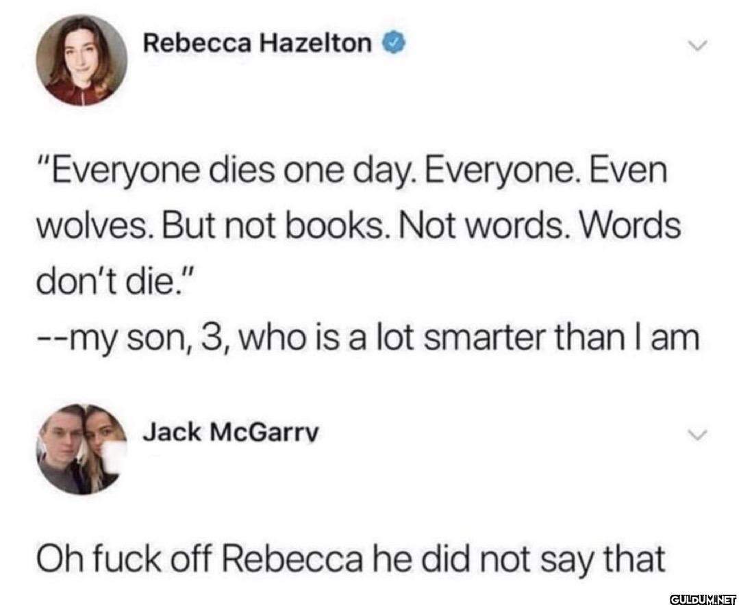 Rebecca Hazelton "Everyone...