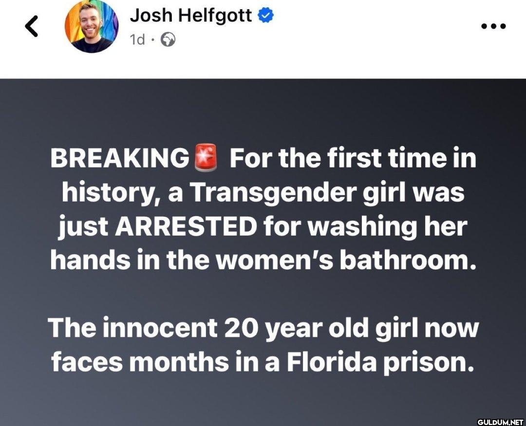 A man was arrested for...