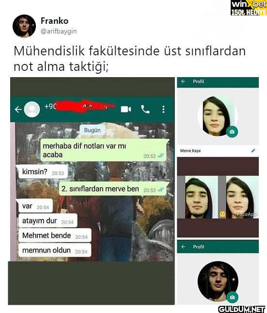 Mühendislik fakültesinde...