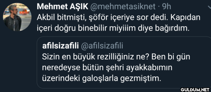 • 9h Akbil bitmişti, şöför...