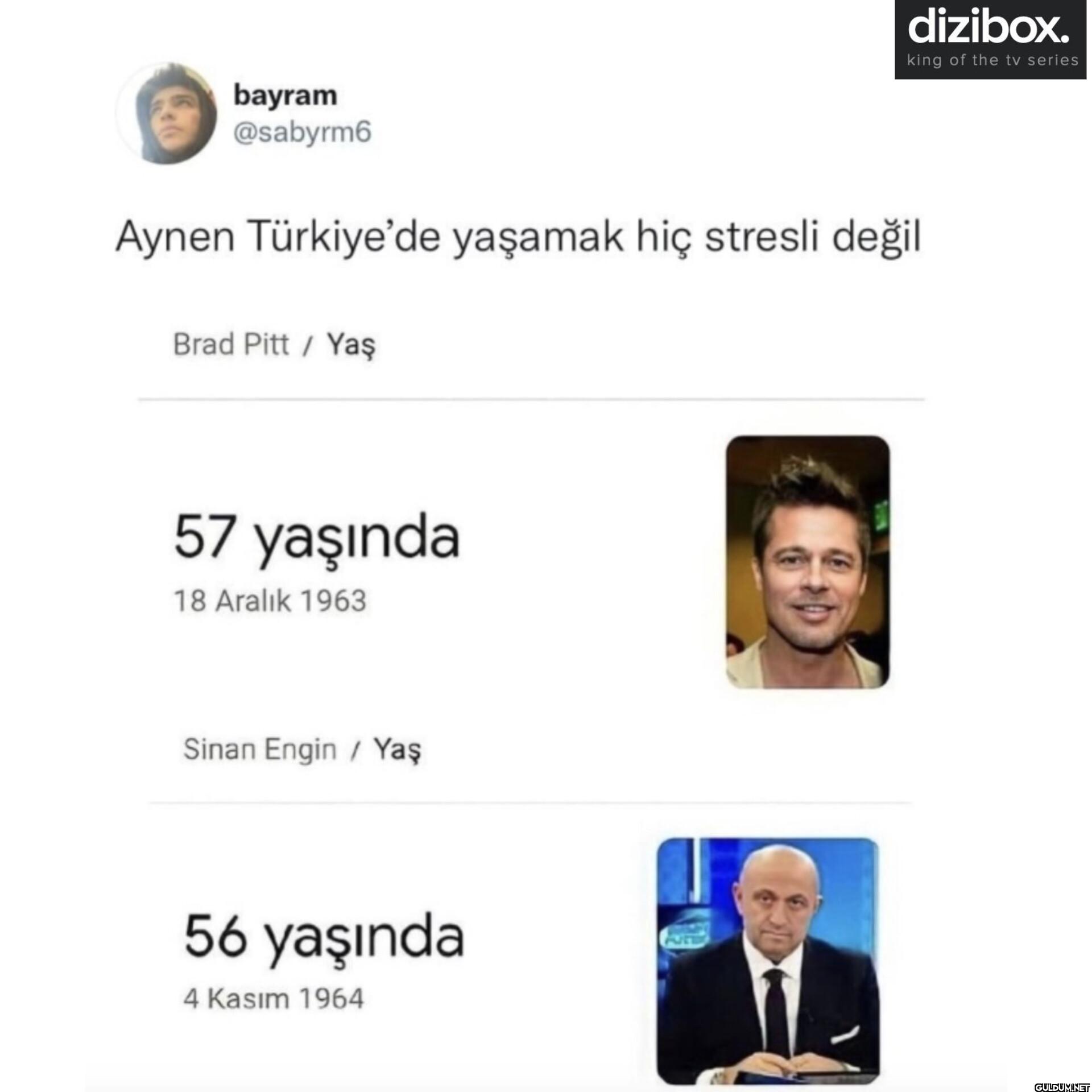 Aynen Türkiye'de yaşamak...