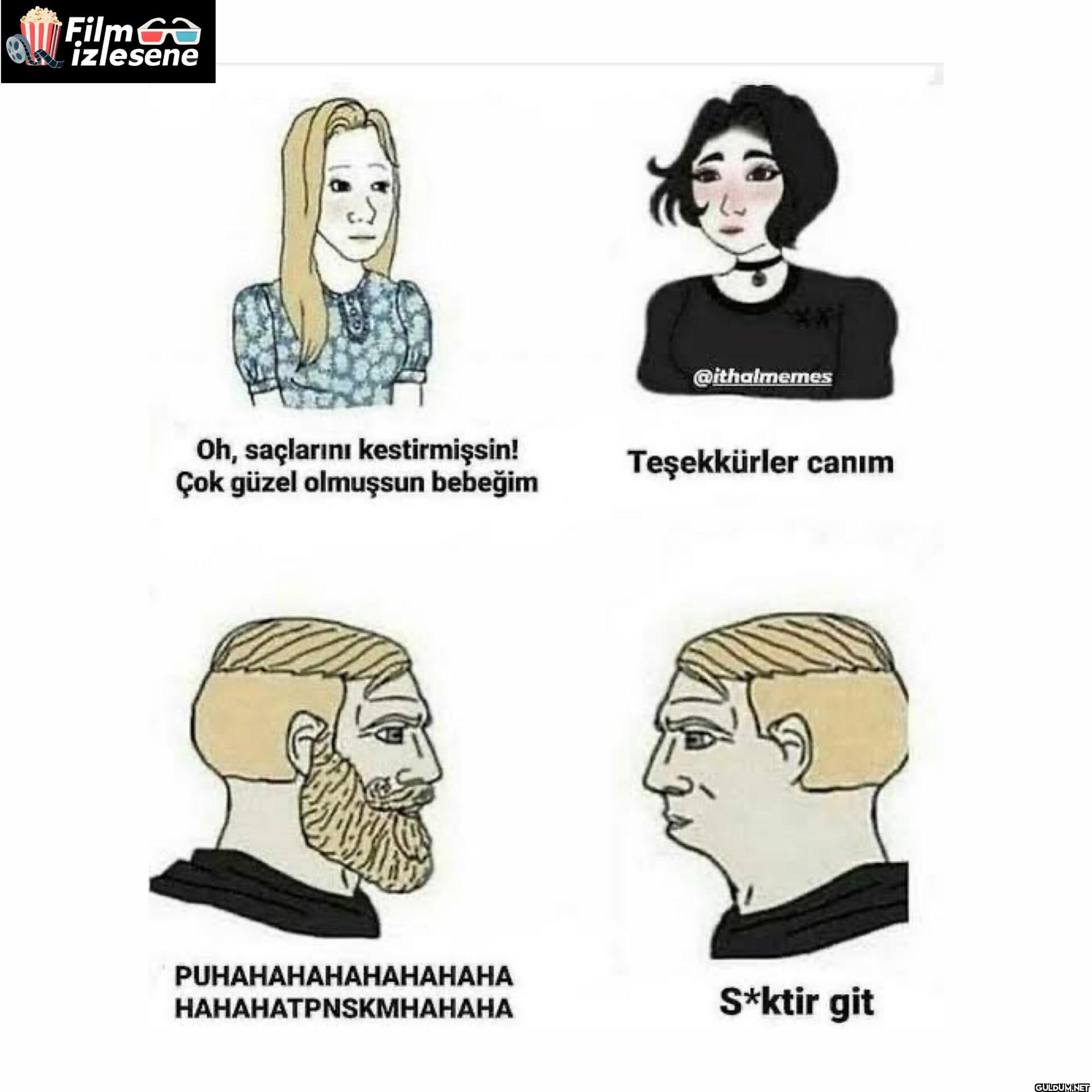 Oh, saçlarını...