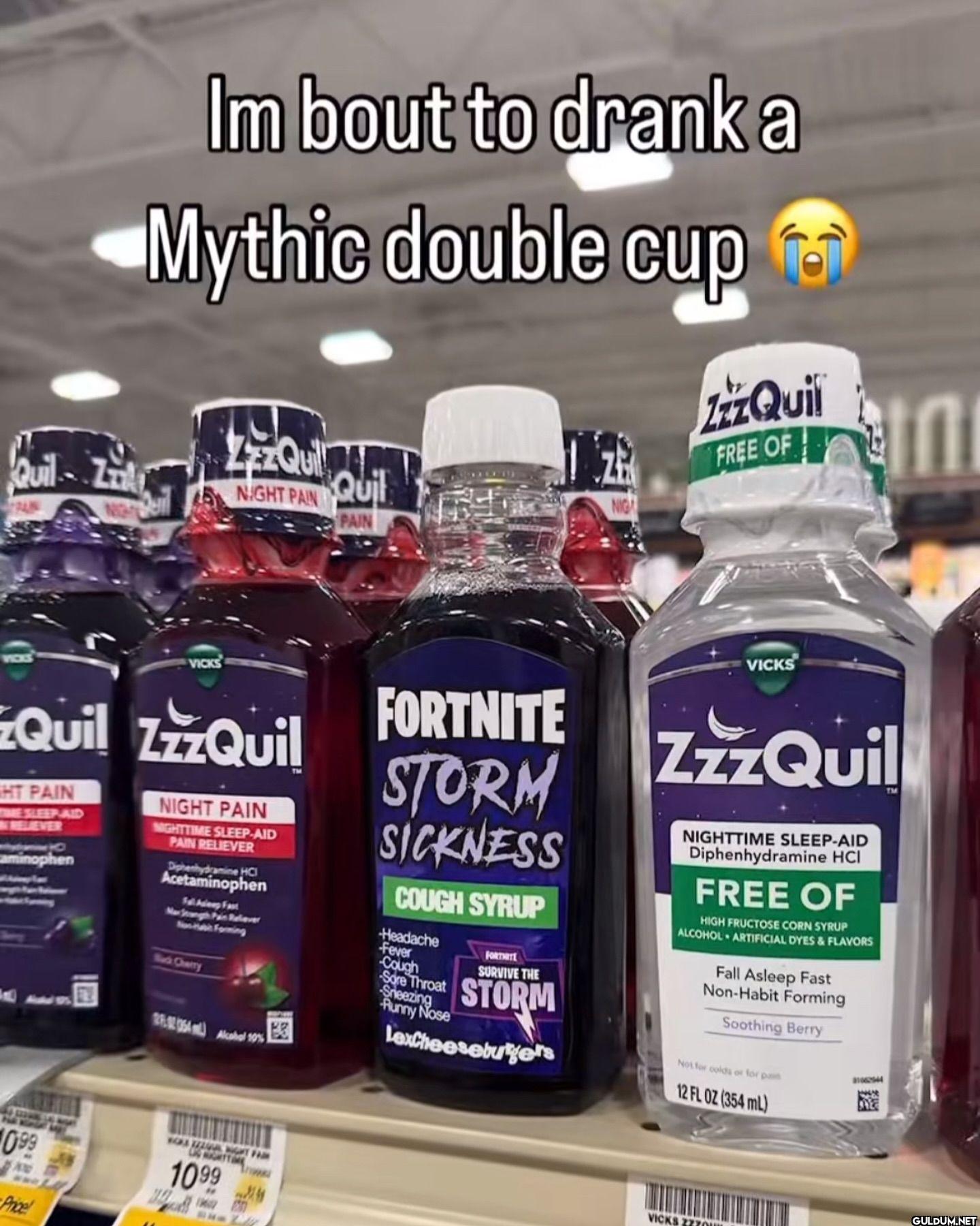 Im bout to drank a Mythic...