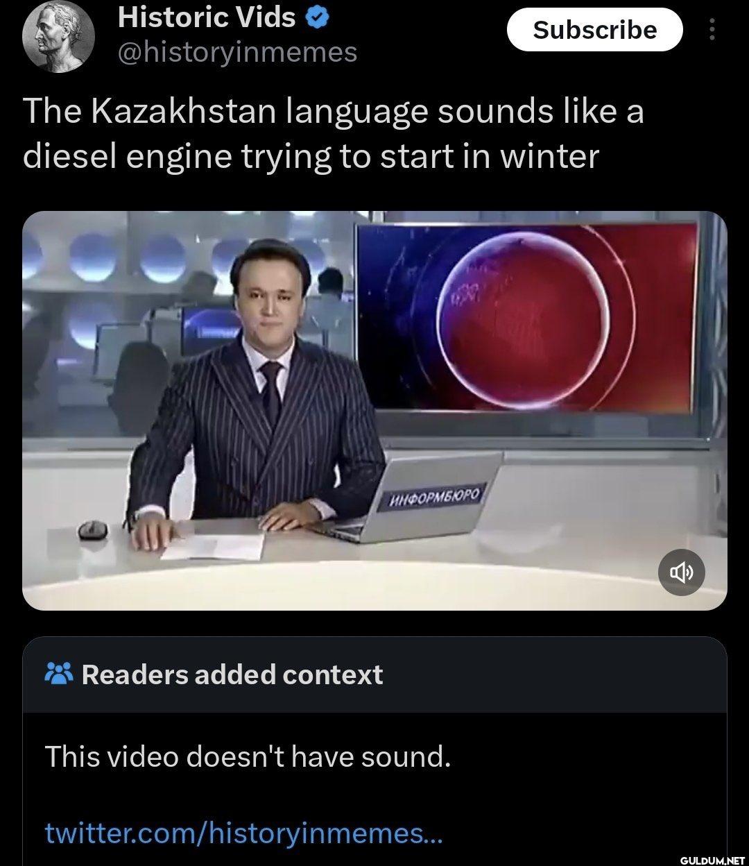 Subscribe The Kazakhstan...