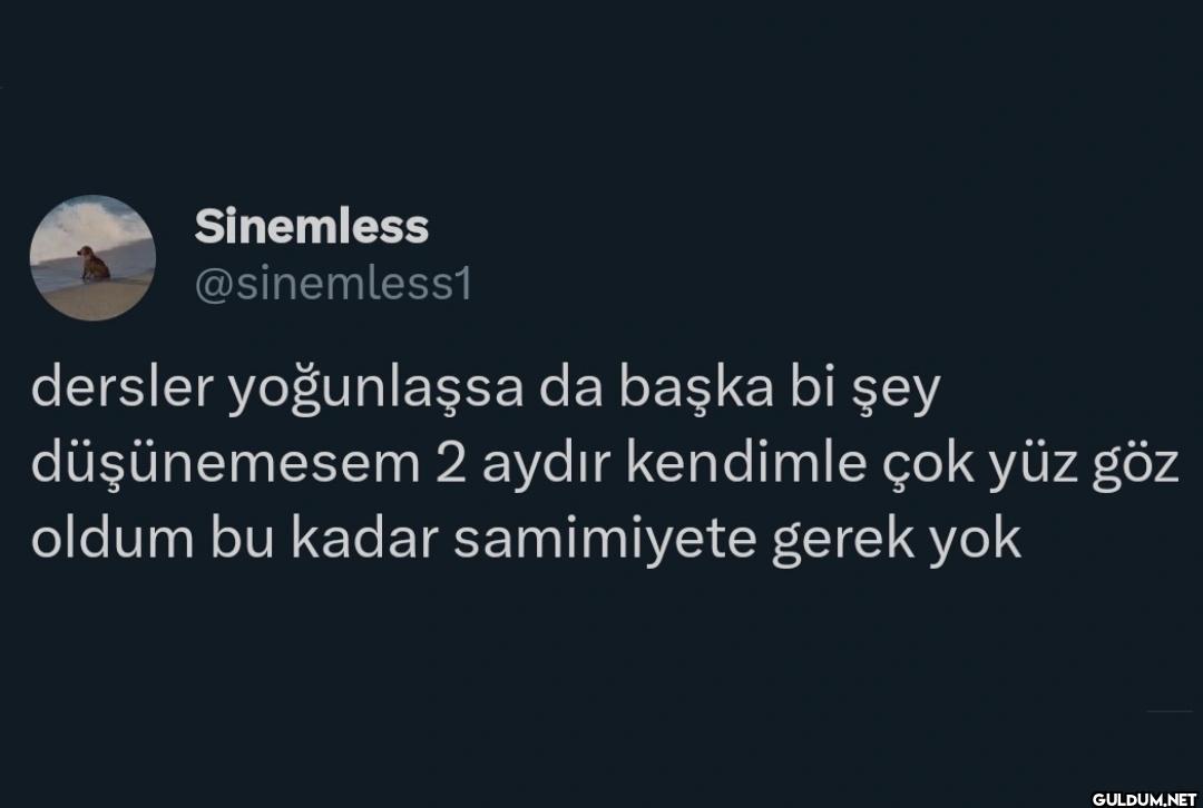 dersler yoğunlaşsa da...