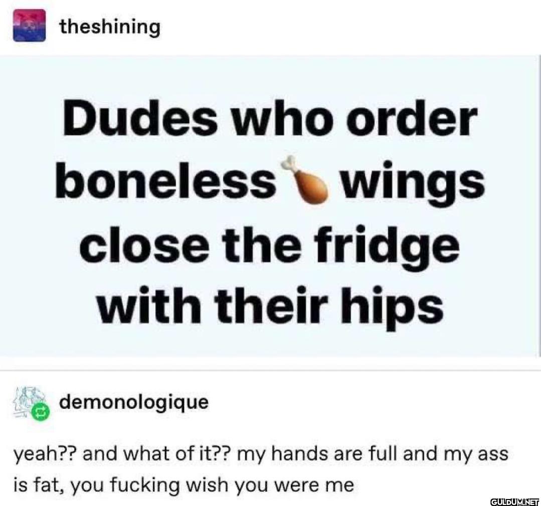 theshining Dudes who order...