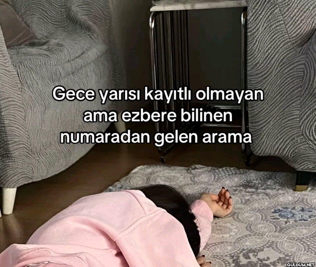 Gece yarısı kayıtlı...
