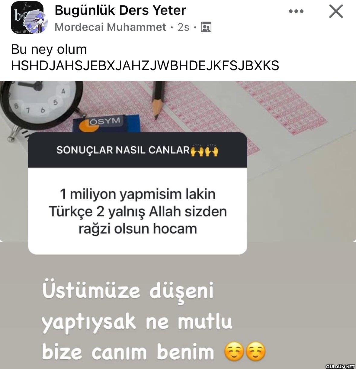 2 yanlış 4 doğru 34 boş   ...