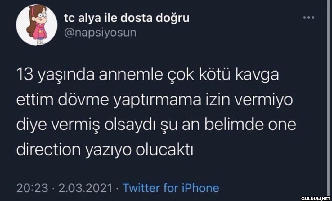 13 yaşında annemle çok...