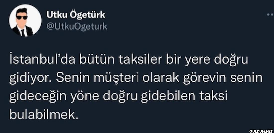 İstanbul'da bütün taksiler...