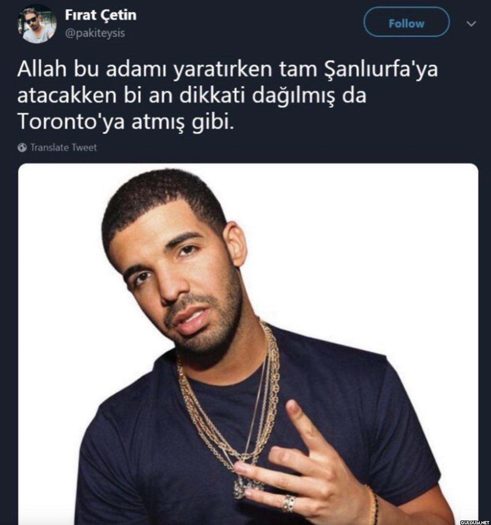 Follow Allah bu adamı...