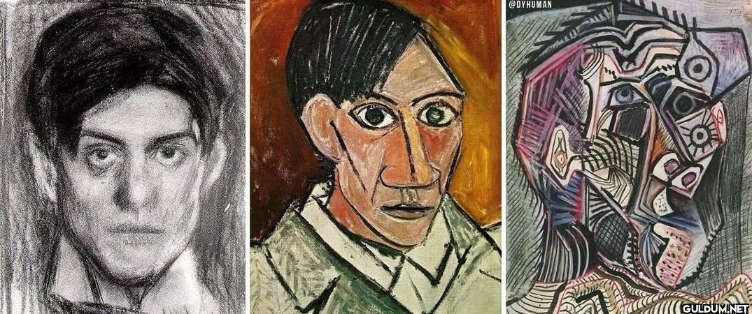 Pablo Picasso 18, 25 ve 90...