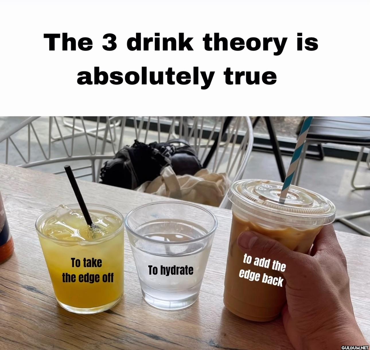 3 drink theory    The 3...