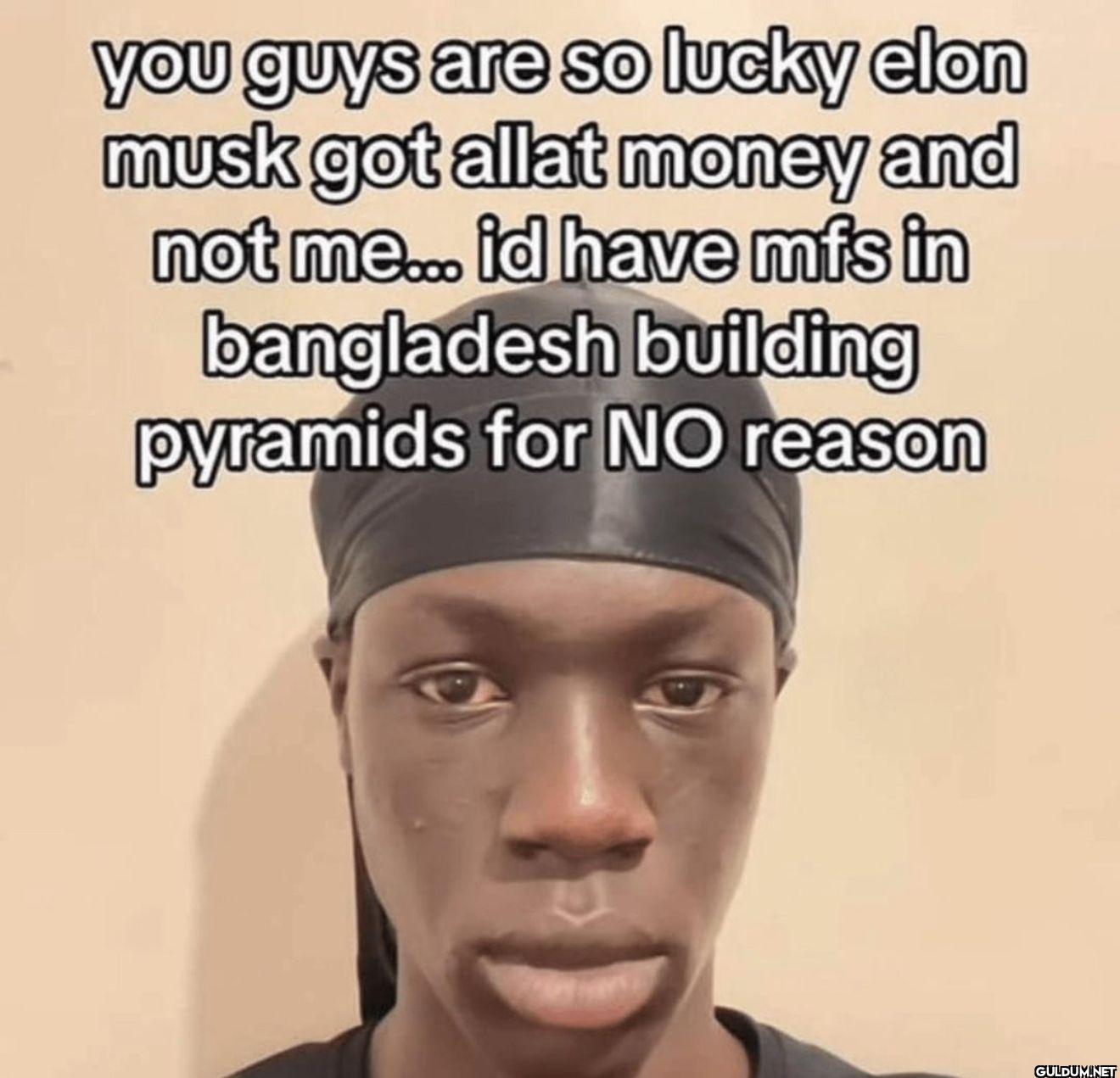 you guys are so lucky elon...