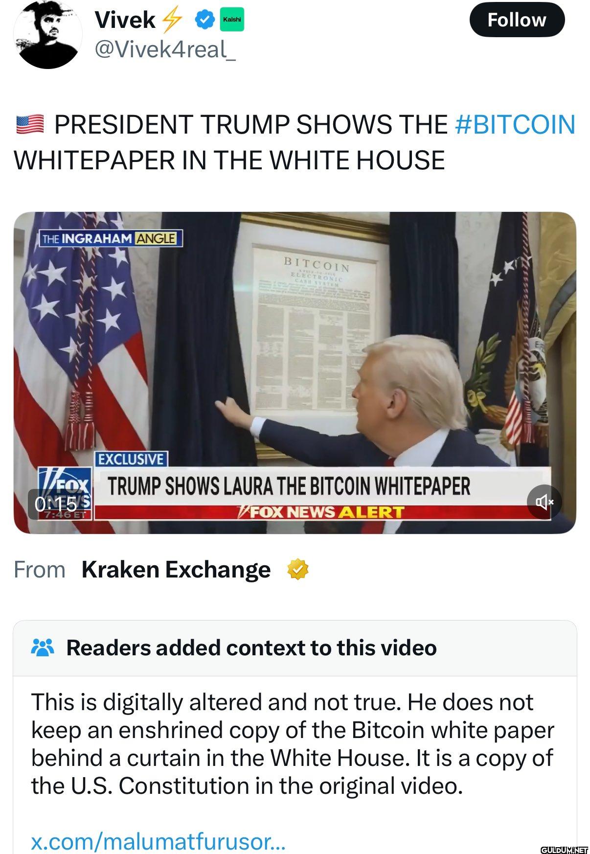 PRESIDENT TRUMP SHOWS THE...