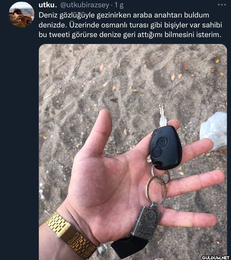 · 1 g Deniz gözlüğüyle...