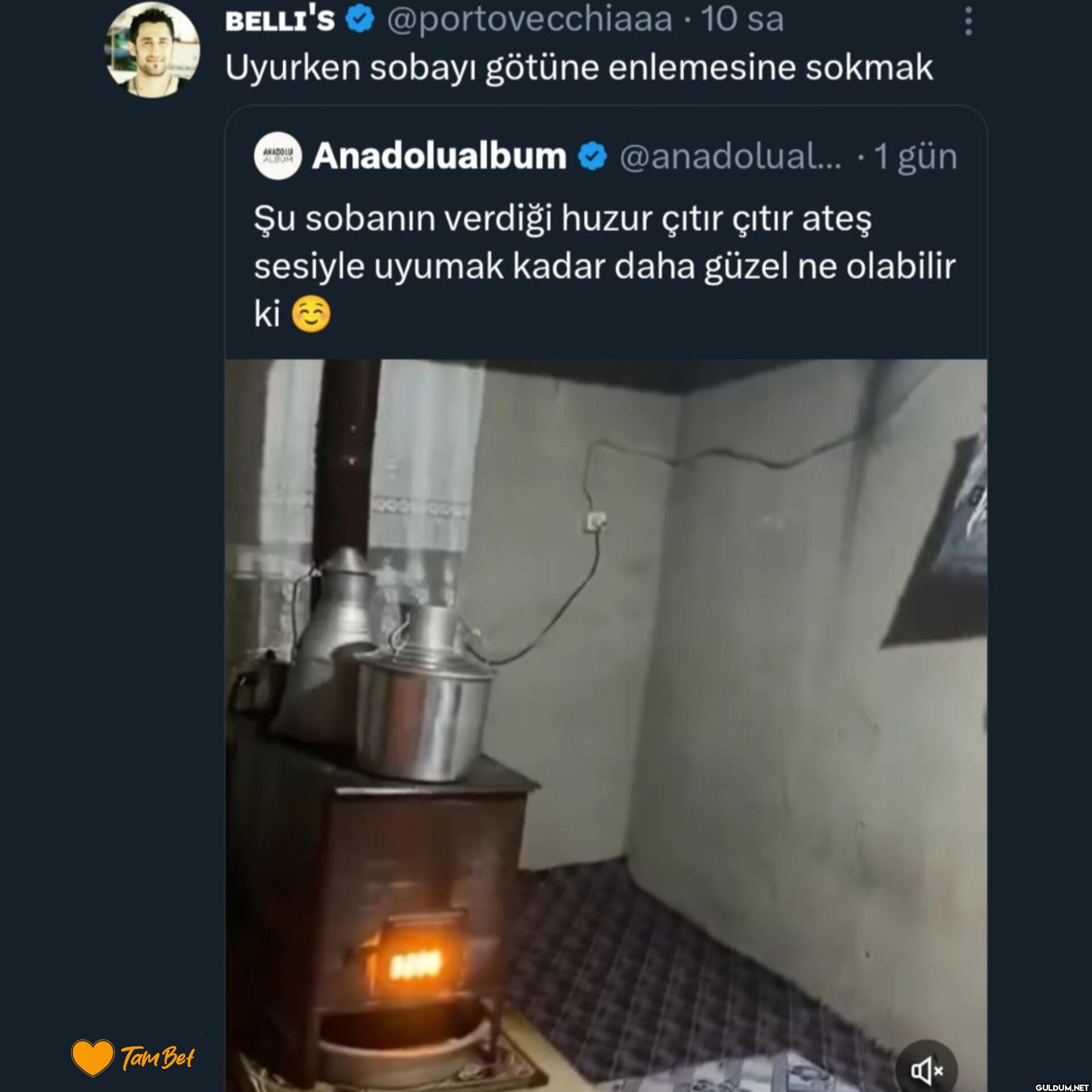 10 sa Uyurken sobayı...