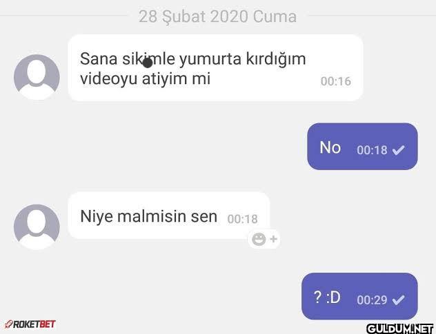 Sana sikimle yumurta...