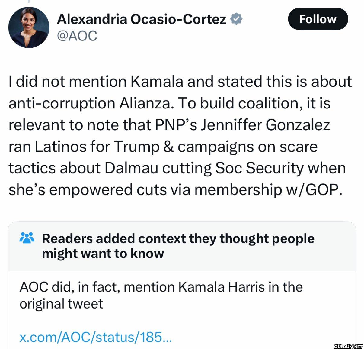 AOC gets another Community...