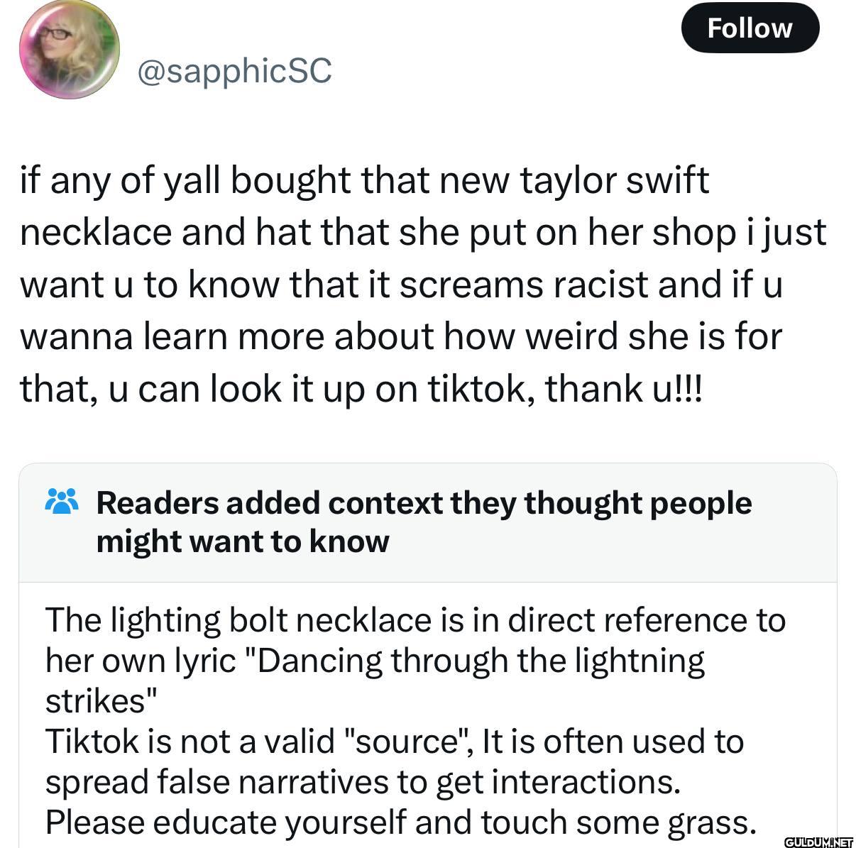 Taylor accused of being...