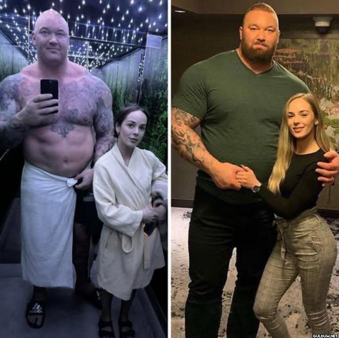 The famous strongman and...