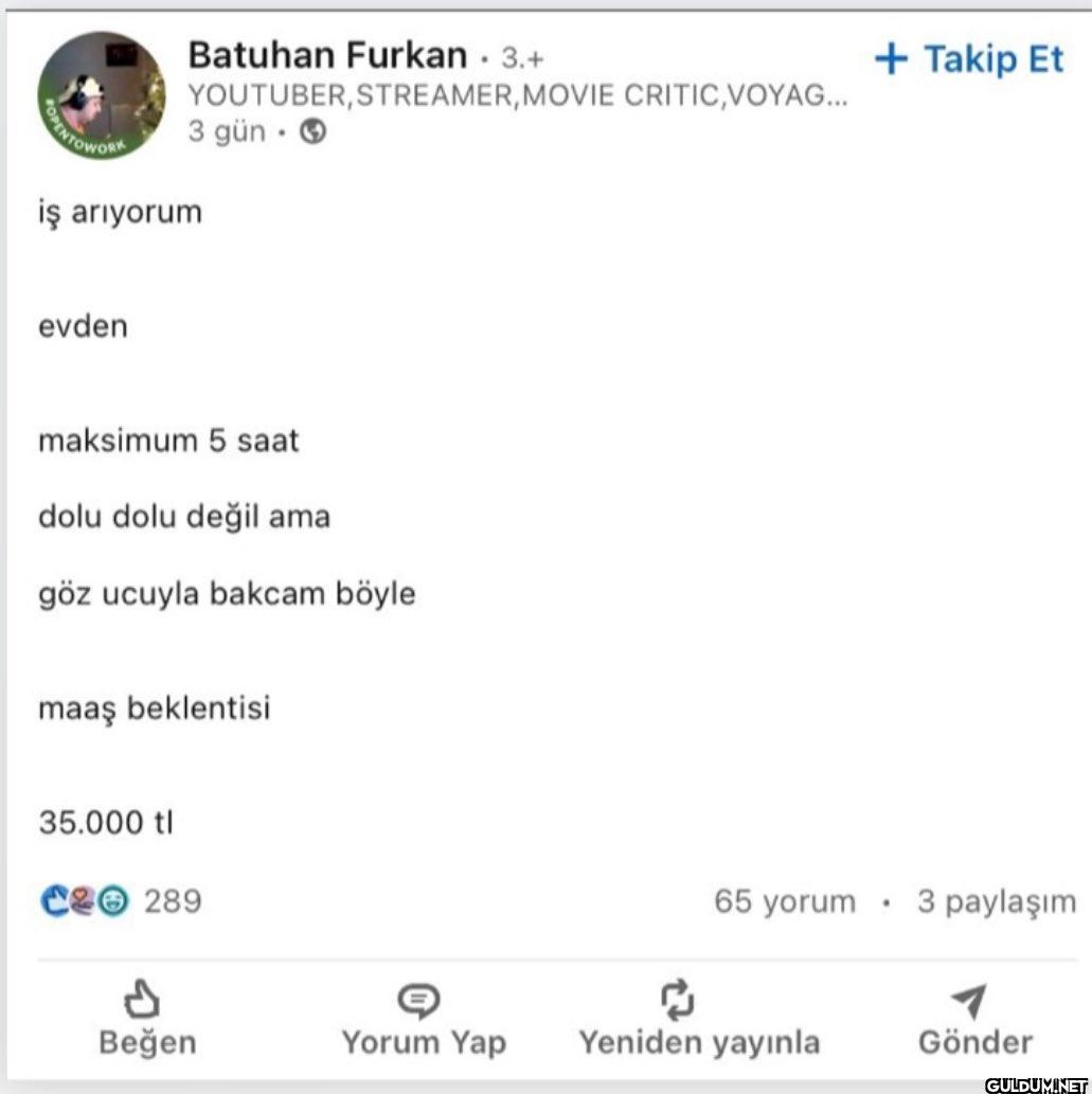 Hayalimdeki iş inşallah...