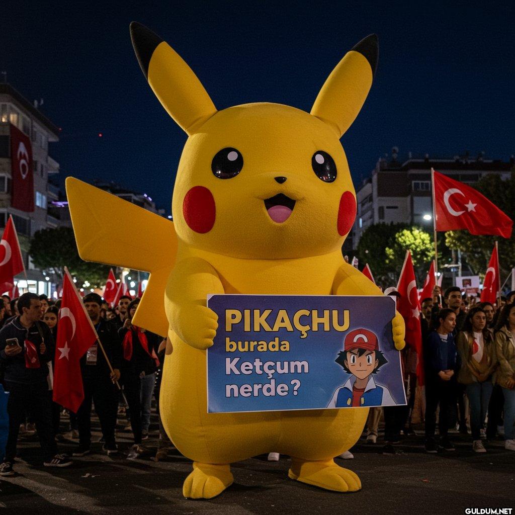 PIKACHU burada Ketçum nerde? C