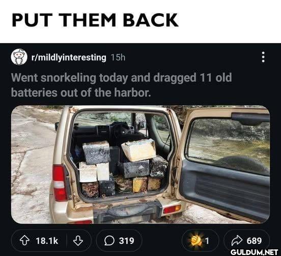 PUT THEM BACK...