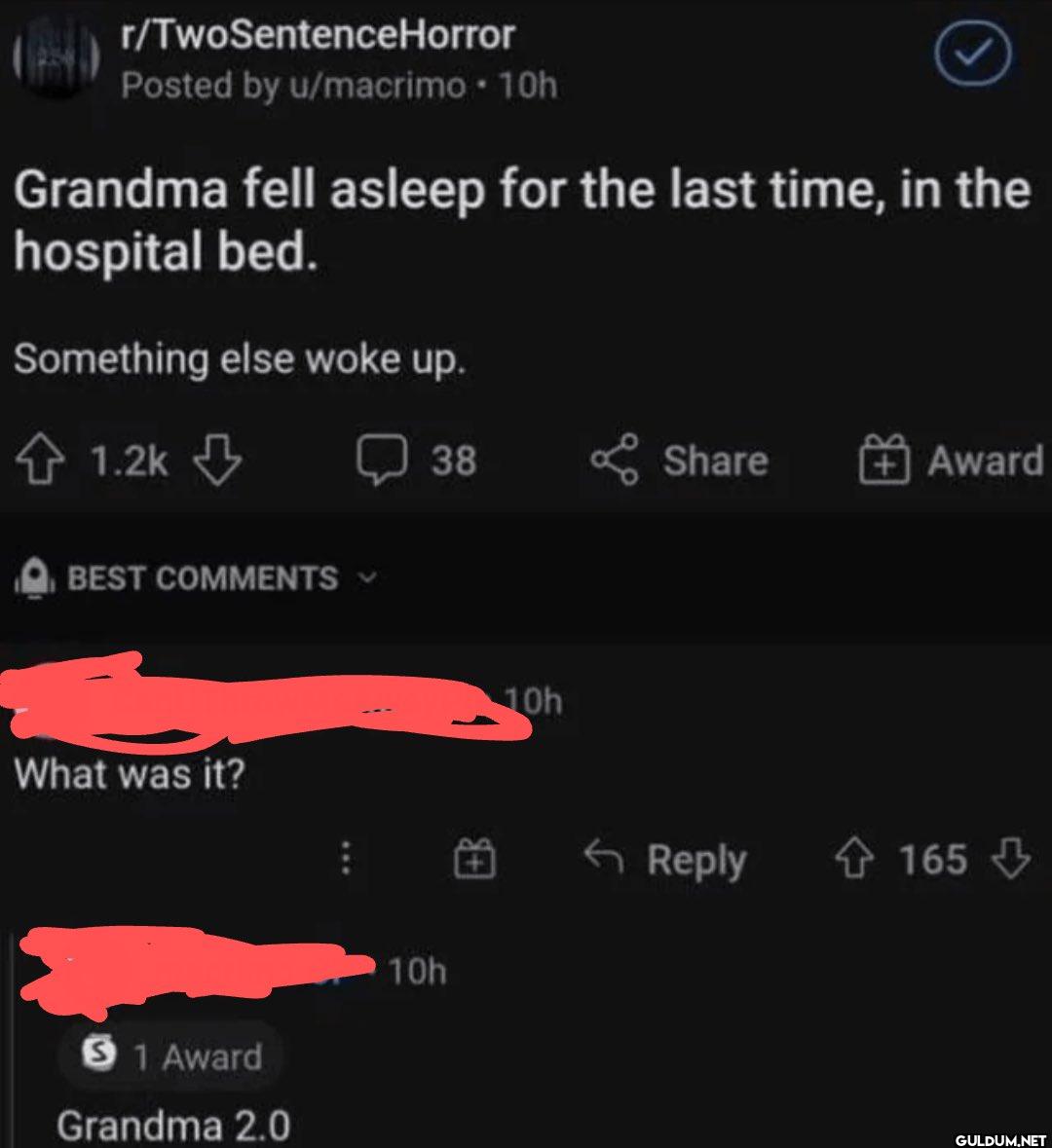 r/TwoSentenceHorror Posted...