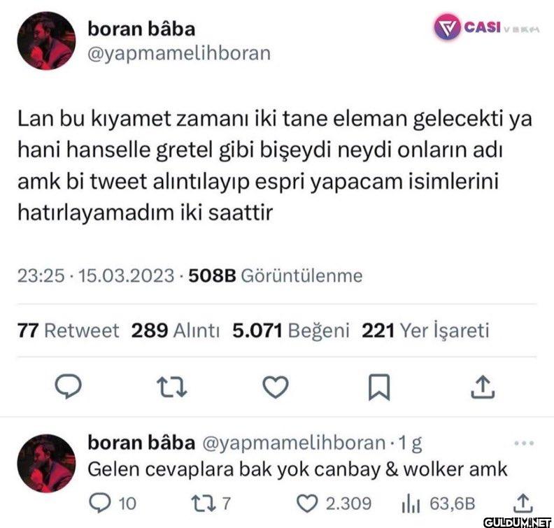 boran bâba...