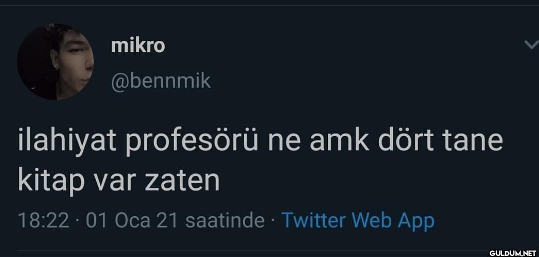ilahiyat profesörü ne amk...