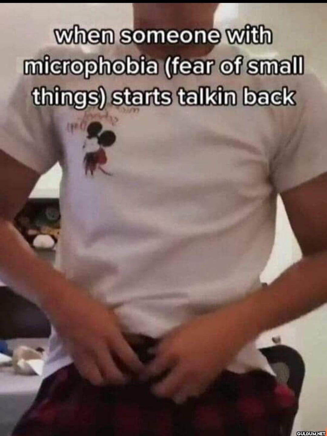 when someone with...
