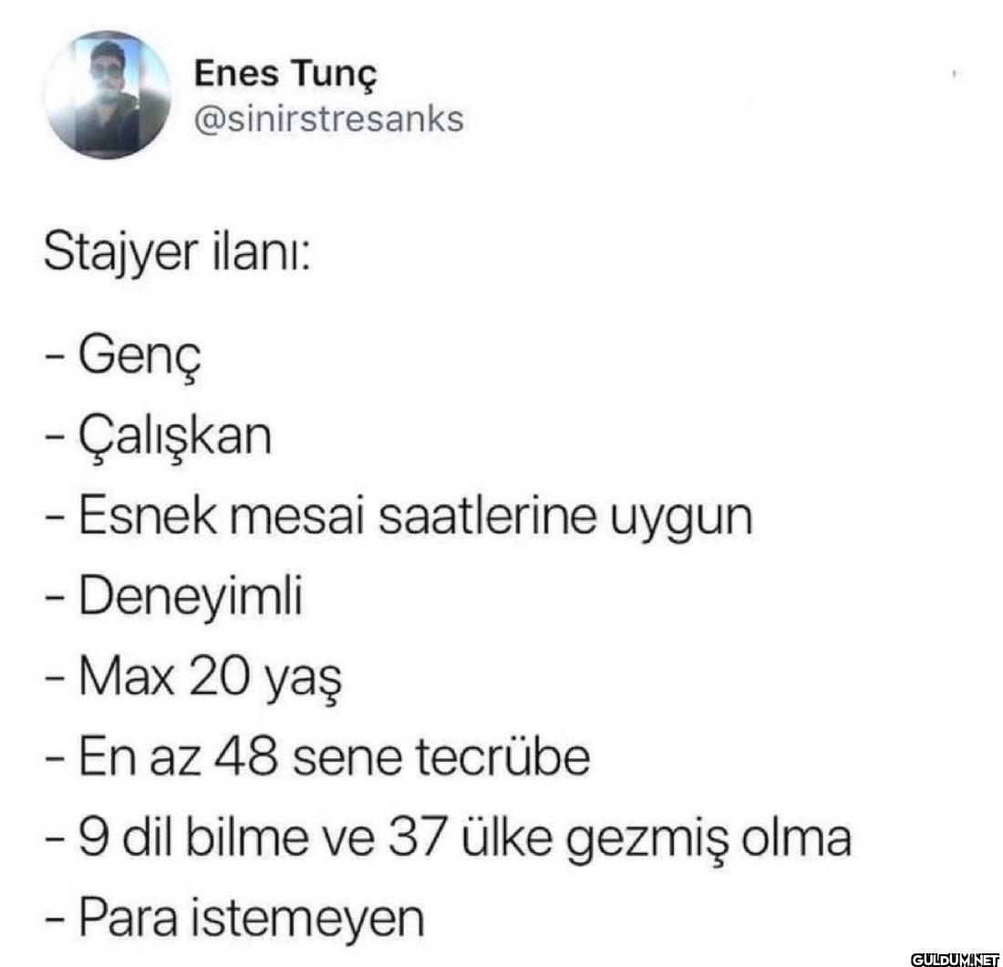 Stajyer ilanı: - Genç -...