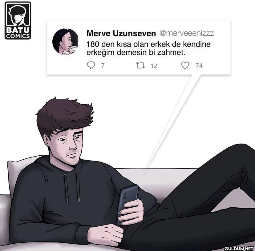 180 den kısa olan erkek de...