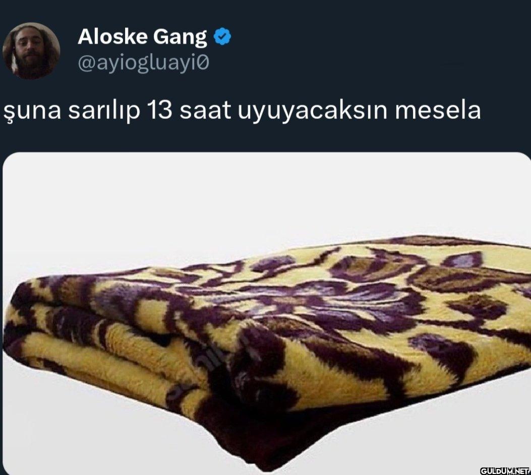 şuna sarılıp 13 saat...