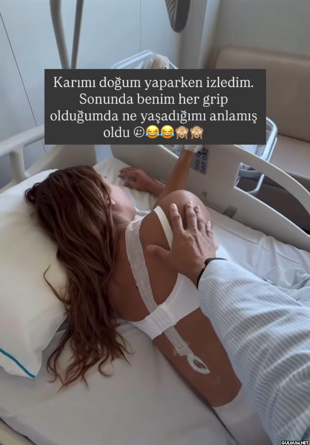 Karımı doğum yaparken...