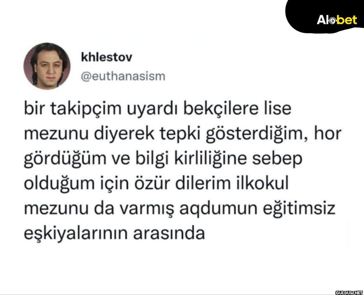 bir takipçim uyardı...
