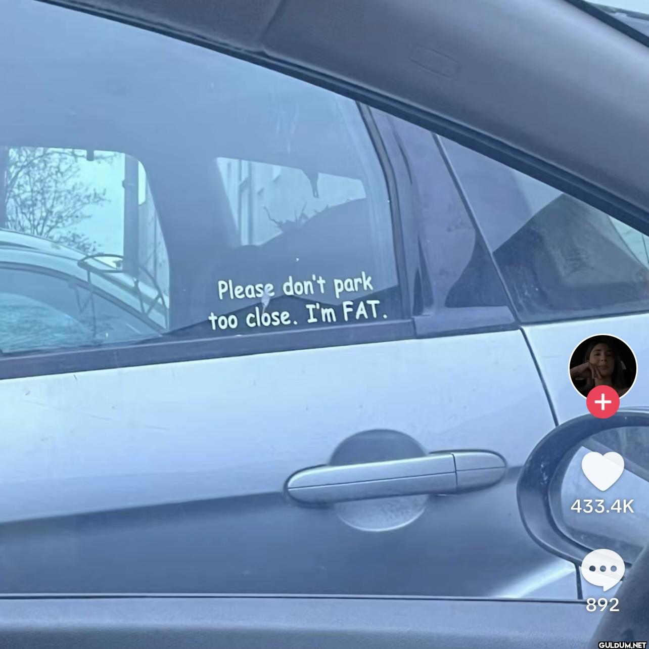 Please don't park too...