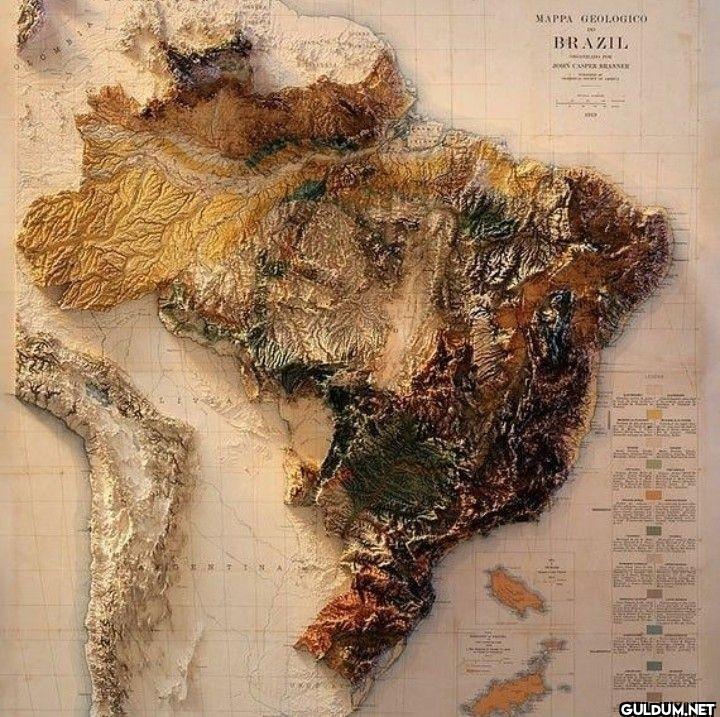 Geological Map of Brazil...