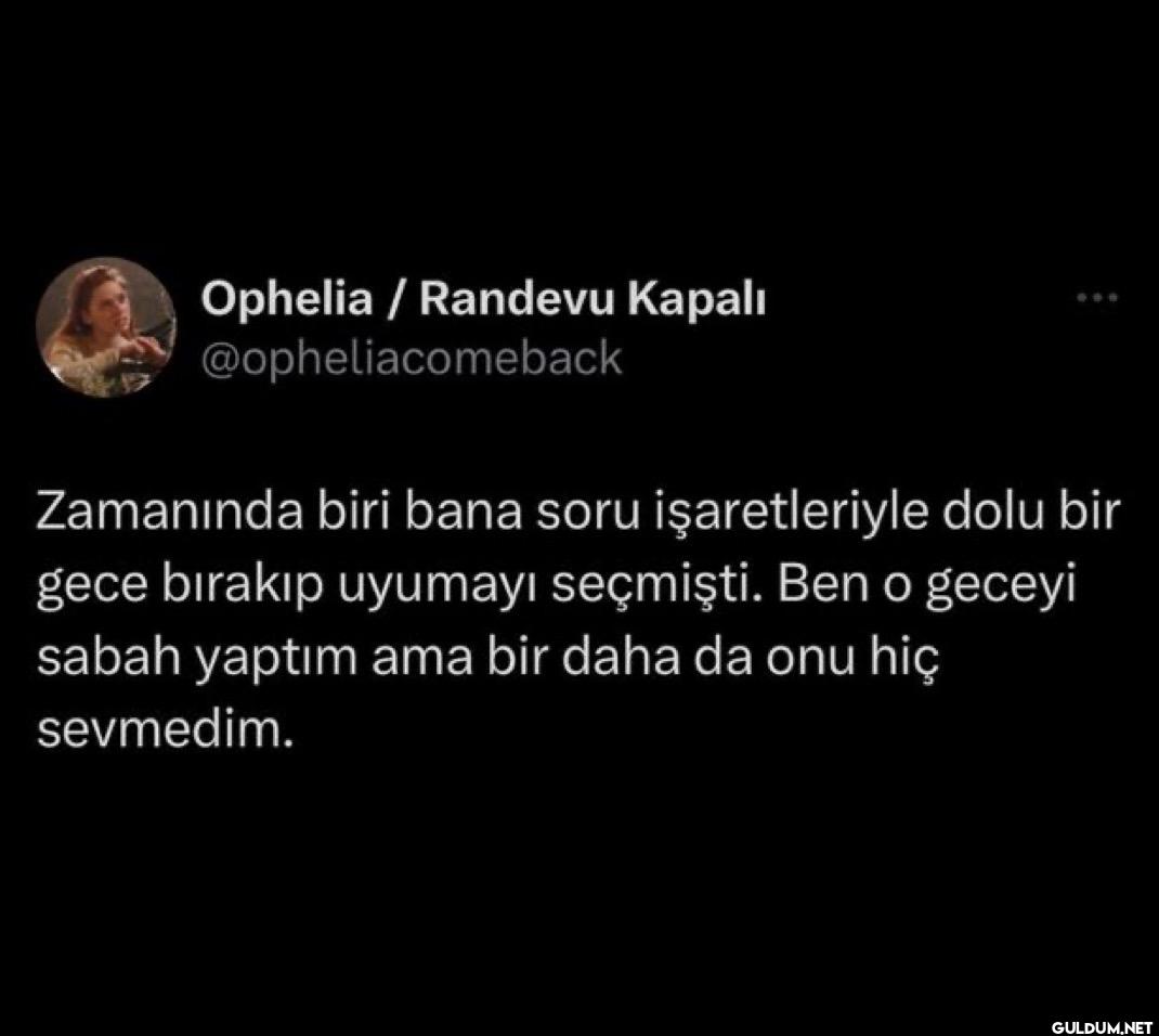 Zamanında biri bana soru...